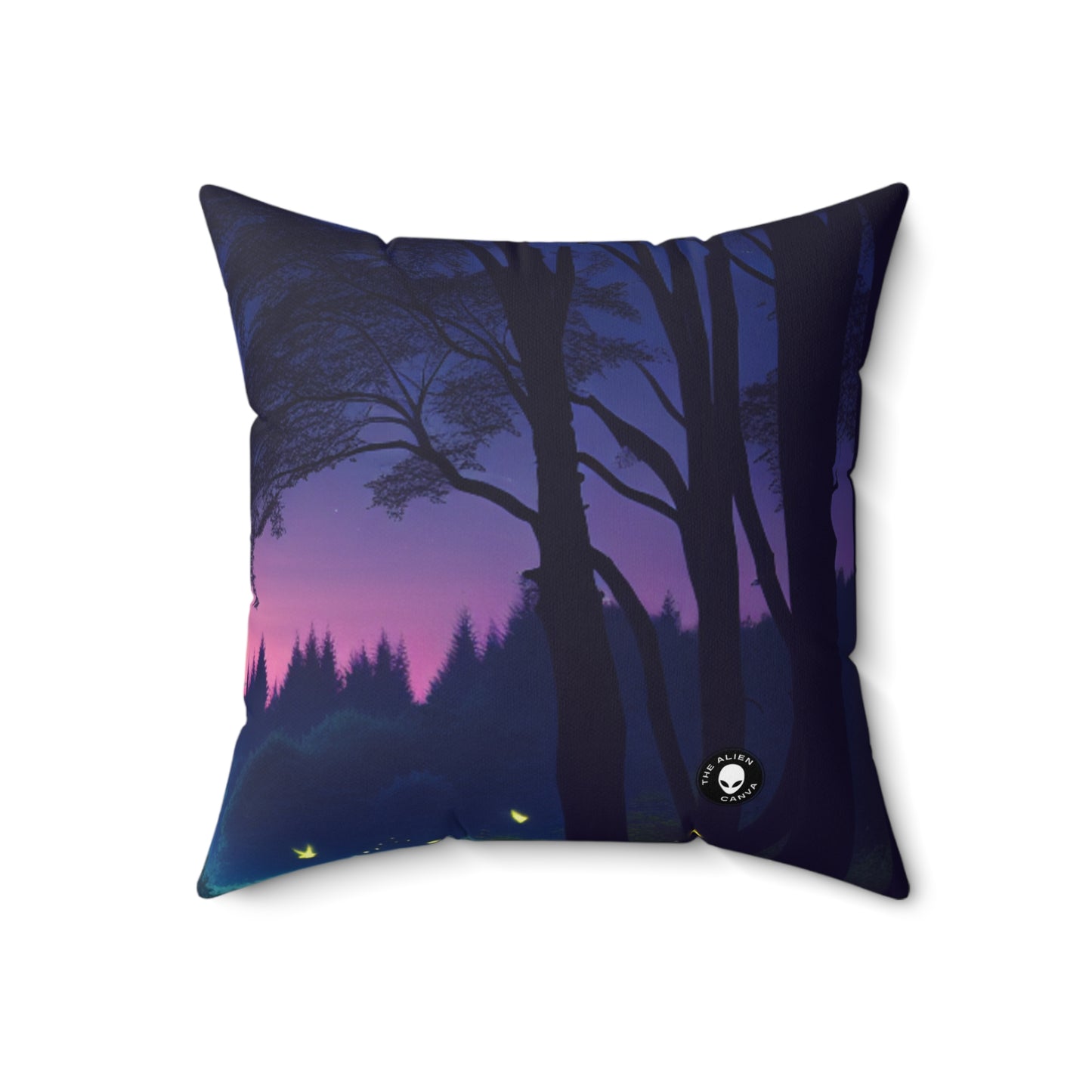 "Twilight Serenity: Firefly Dance" - L'oreiller carré en polyester filé Alien