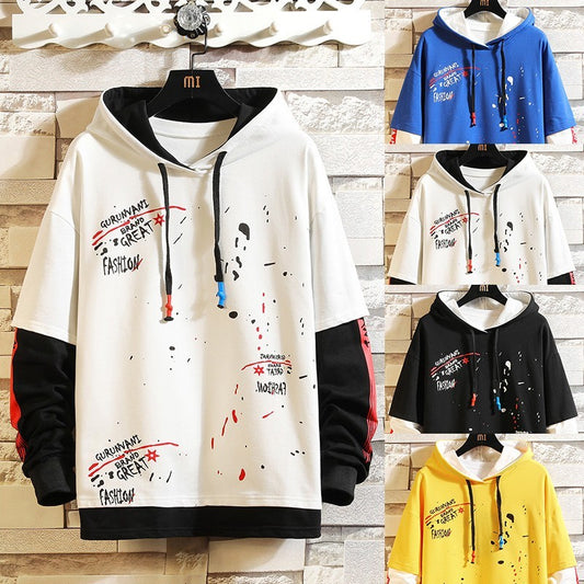 Hoodie printed sweatshirt