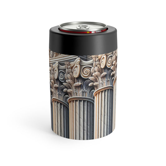 "3D Wall Columns: An Architectural Artpiece" - The Alien Can Holder Trompe-l'oeil Style
