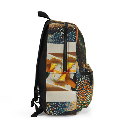 "Autumn Bliss: Pointillism Forest" - The Alien Backpack Pointillism