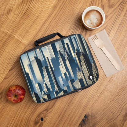 "Modern Metropolis: A Precisionism Perspective"- The Alien Lunch Bag Precisionism