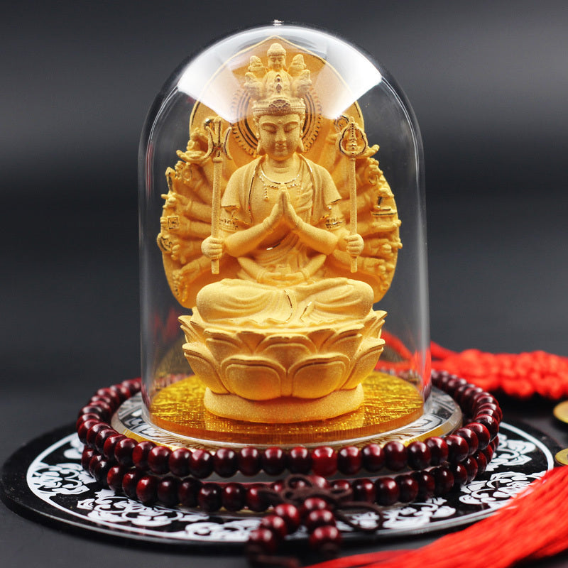 Buddha statue car decoration