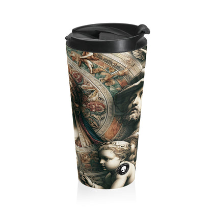 "Mystical Banquet: A Renaissance Fantasy" - The Alien Stainless Steel Travel Mug Renaissance