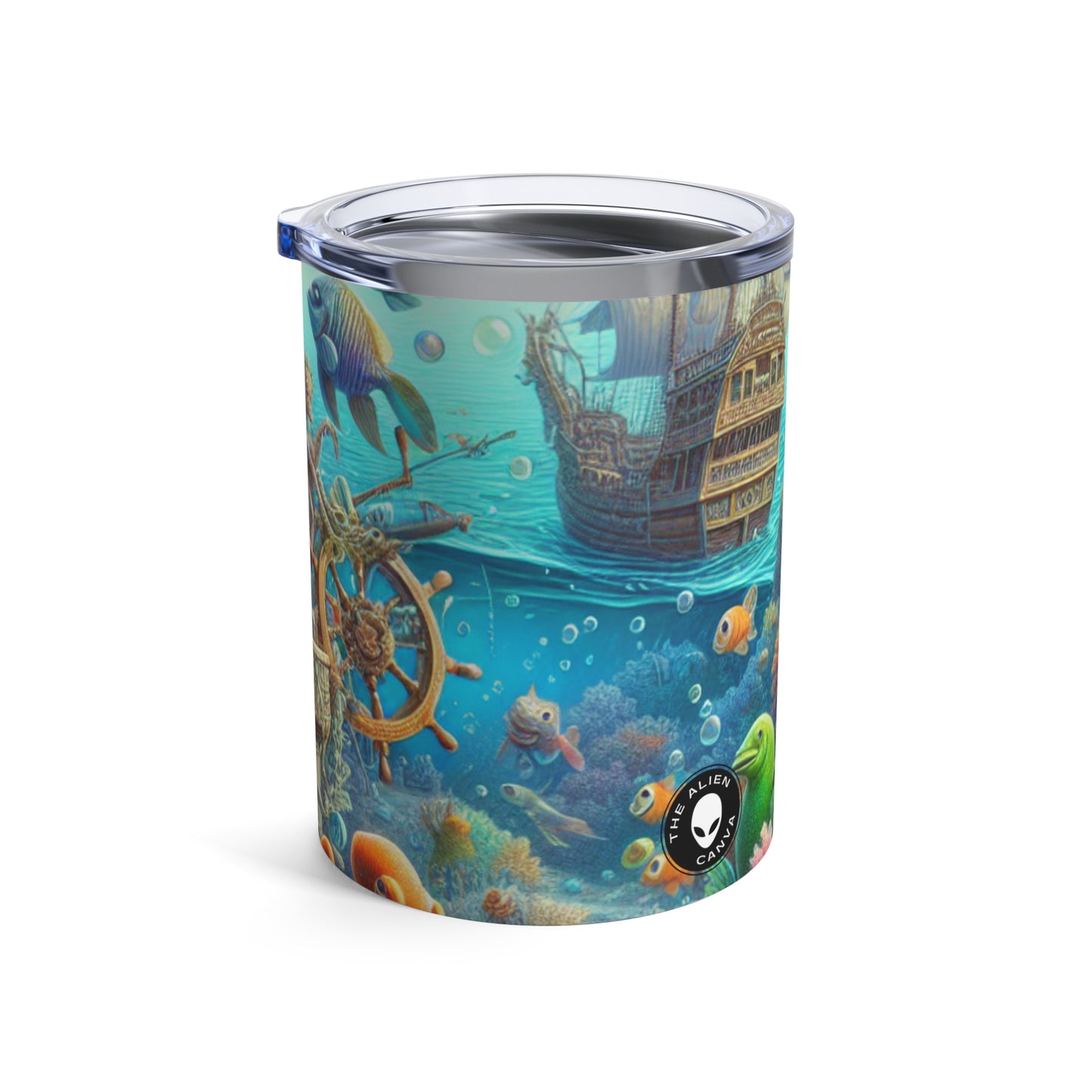 "Fiesta submarina" - Vaso Alien de 10 oz