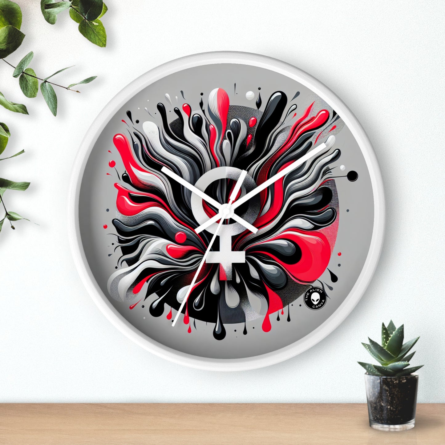 "Borders Broken: A Provocative Journey into Transgressive Art" - The Alien Wall Clock Transgressive Art