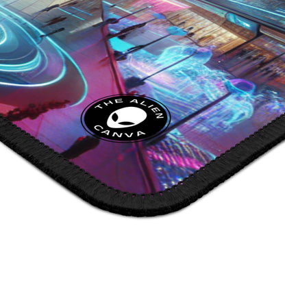 "Evolución digital: una experiencia de arte tecnológico" - The Alien Gaming Mouse Pad Electronic Art