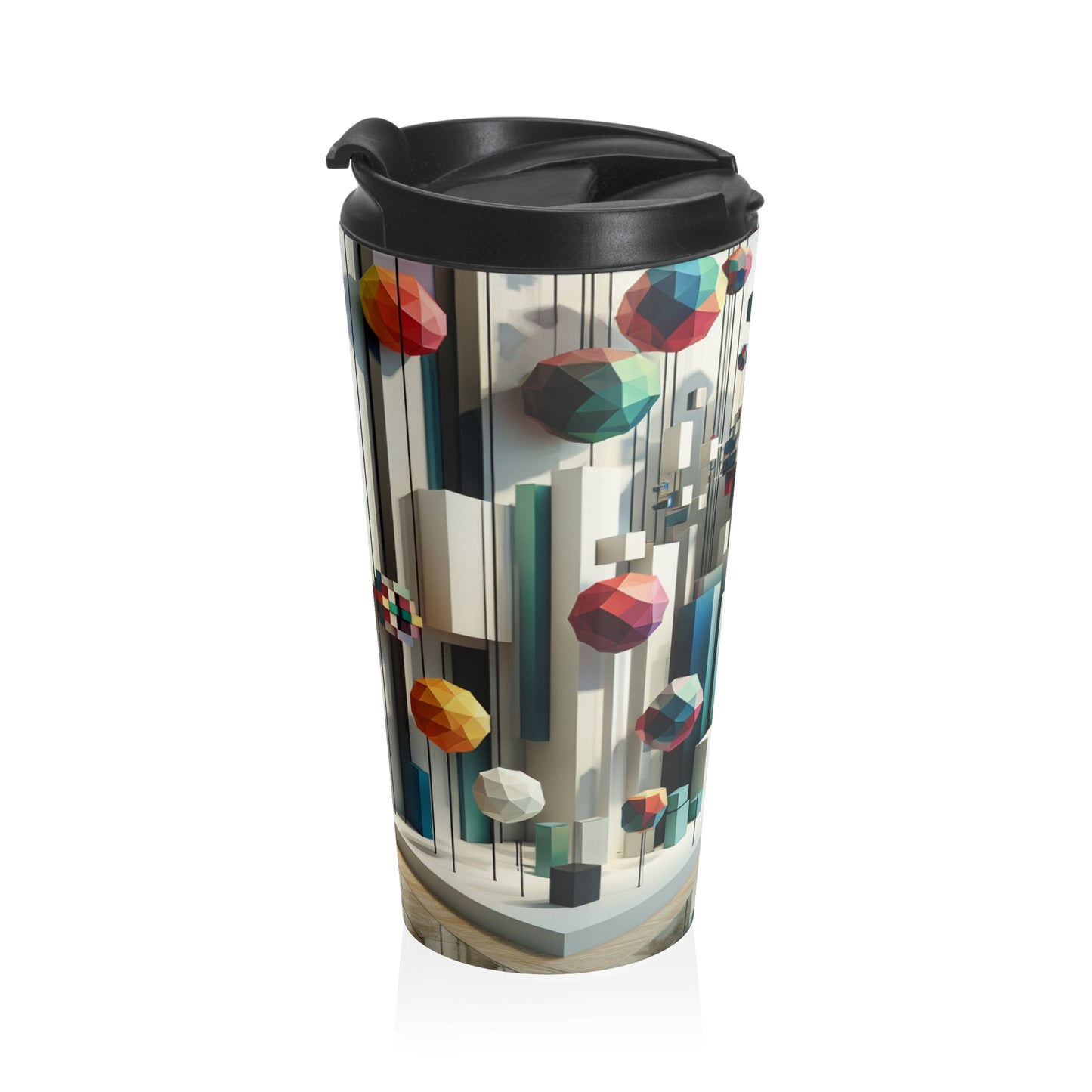 "Dreamscape: An Interactive Sound and Light Experience" - The Alien Stainless Steel Travel Mug Installation Art