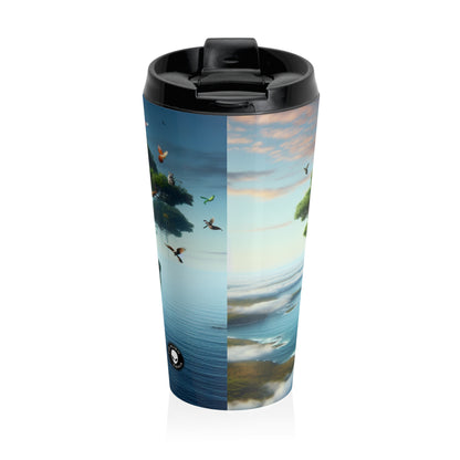 "Fantasy Island: The Giant Tree of Dreams" - The Alien Stainless Steel Travel Mug