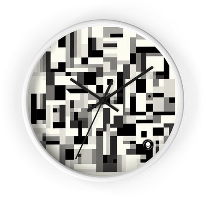 "Cityscape in Analytical Cubism" - The Alien Wall Clock Analytical Cubism