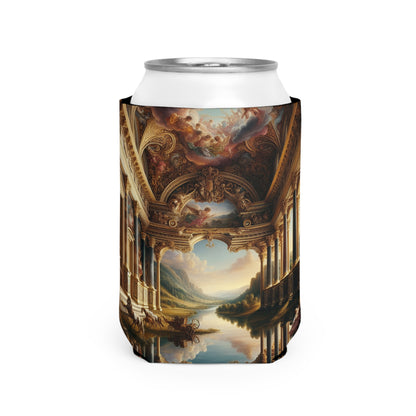 "Une odyssée néo-Renaissance : un panorama moderne" - The Alien Can Cooler Sleeve Renaissance Art