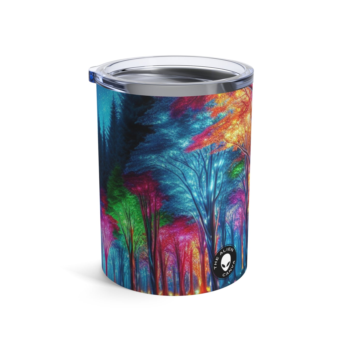 "Crystal Glow: The Enchanted Forest" - The Alien Tumbler 10oz