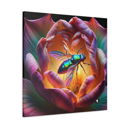 "The Beauty of Nature: A Hyperrealistic Insect Mosaic" - The Alien Canva Hyperrealism