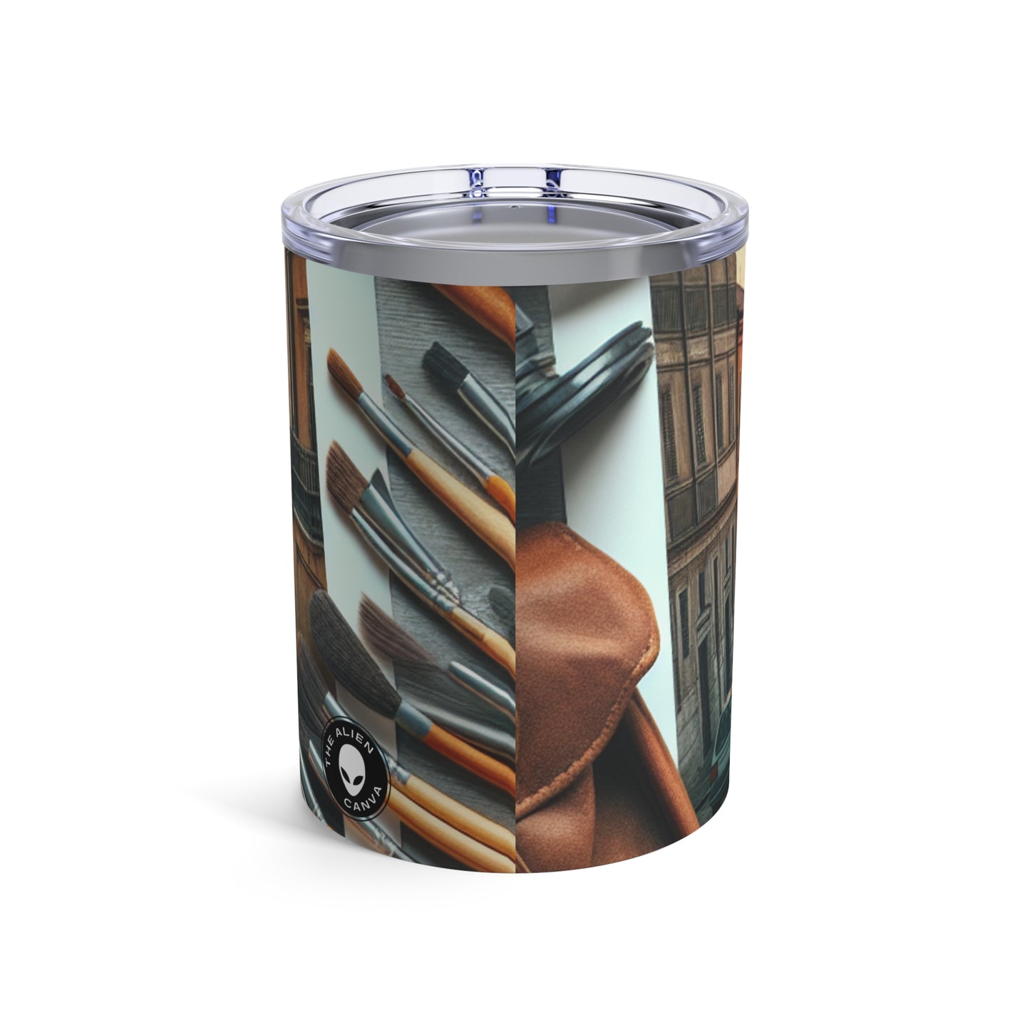 "Sérénité dans les coups de pinceau : réalisme immersif dans la tranquillité de la nature" - The Alien Tumbler 10oz Realism