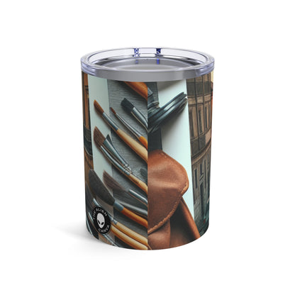 "Serenity in Brushstrokes: Immersive Realism in Nature's Tranquility" - The Alien Tumbler 10oz Realism