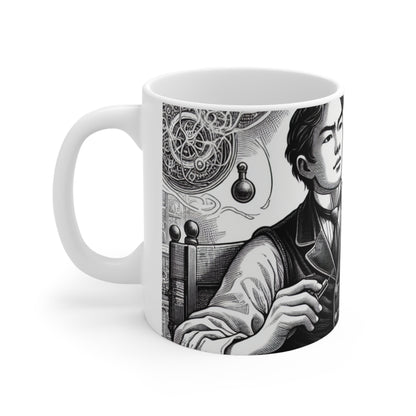 "Dream Weaver" - The Alien Ceramic Mug 11oz Manga/Anime Art Style