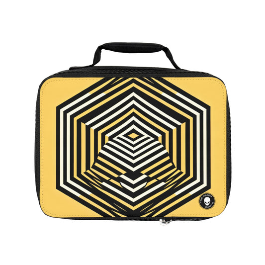 "Dynamic Illusions: Op Art Exploration"- The Alien Lunch Bag Optical Art (Op Art)