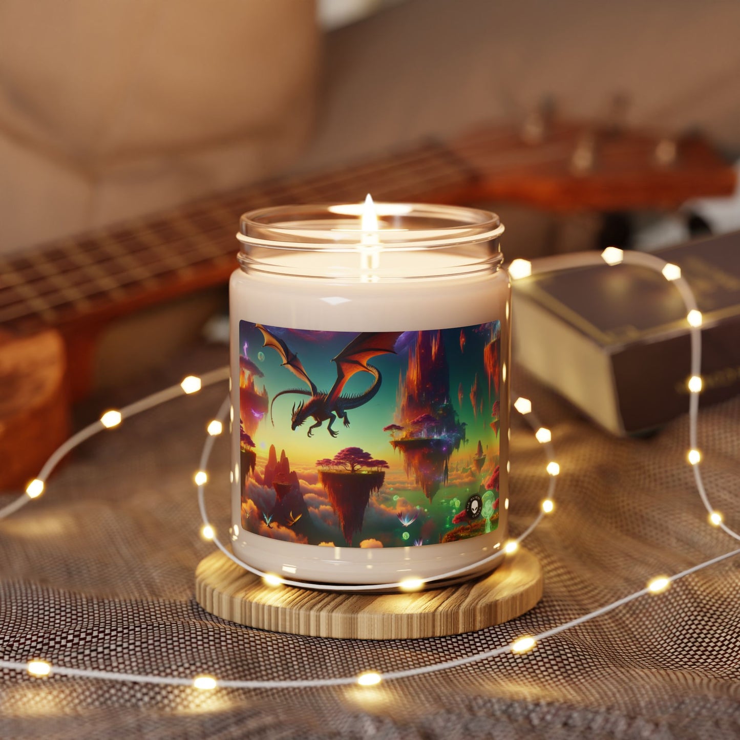 "Dragon's Flight in the Fantastical Realm" - The Alien Scented Soy Candle 9oz