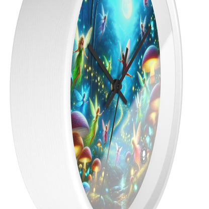 "Fairy Dance in the Glowing Forest" - The Alien Wall Clock