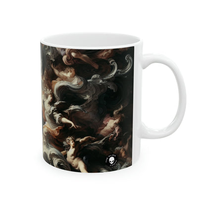 "Majestic Ballroom: A Baroque Affair" - The Alien Ceramic Mug 11oz Baroque