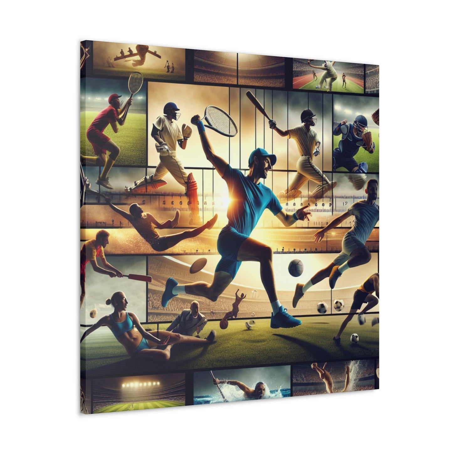 "Sports Synthesis: A Video Art Piece" - The Alien Canva Video Art Style