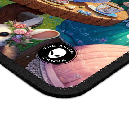 "Enchanted Tea Party in the Woodland Glade" - The Alien Gaming Mouse Pad