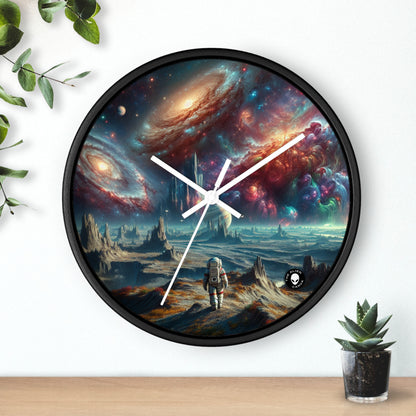 "Exploring the Celestial Realm" - The Alien Wall Clock