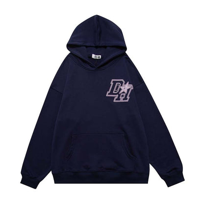 Street Letters Printed Hoodie Men's