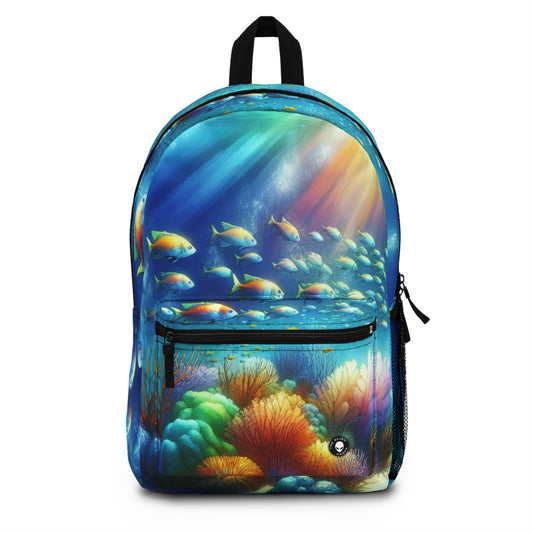 "Underwater Symphony: Coral Reef Serenity" - The Alien Backpack