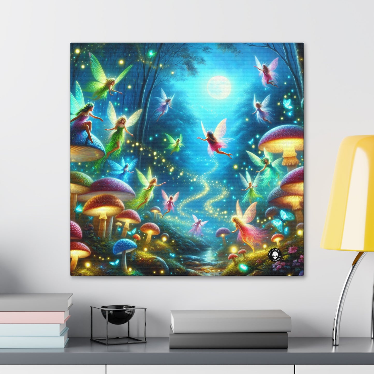 "Fairy Dance in the Glowing Forest" - The Alien Canva