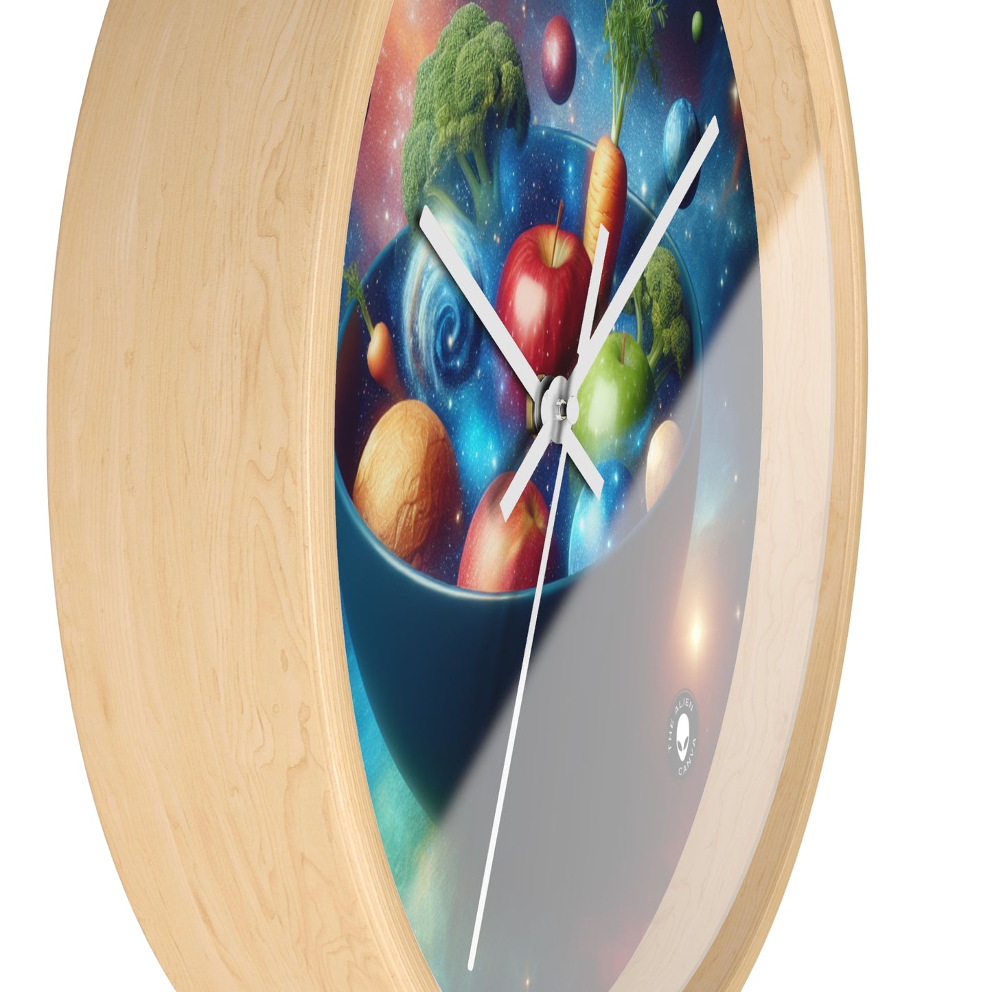 "Galactic Fruit Salad" - The Alien Wall Clock