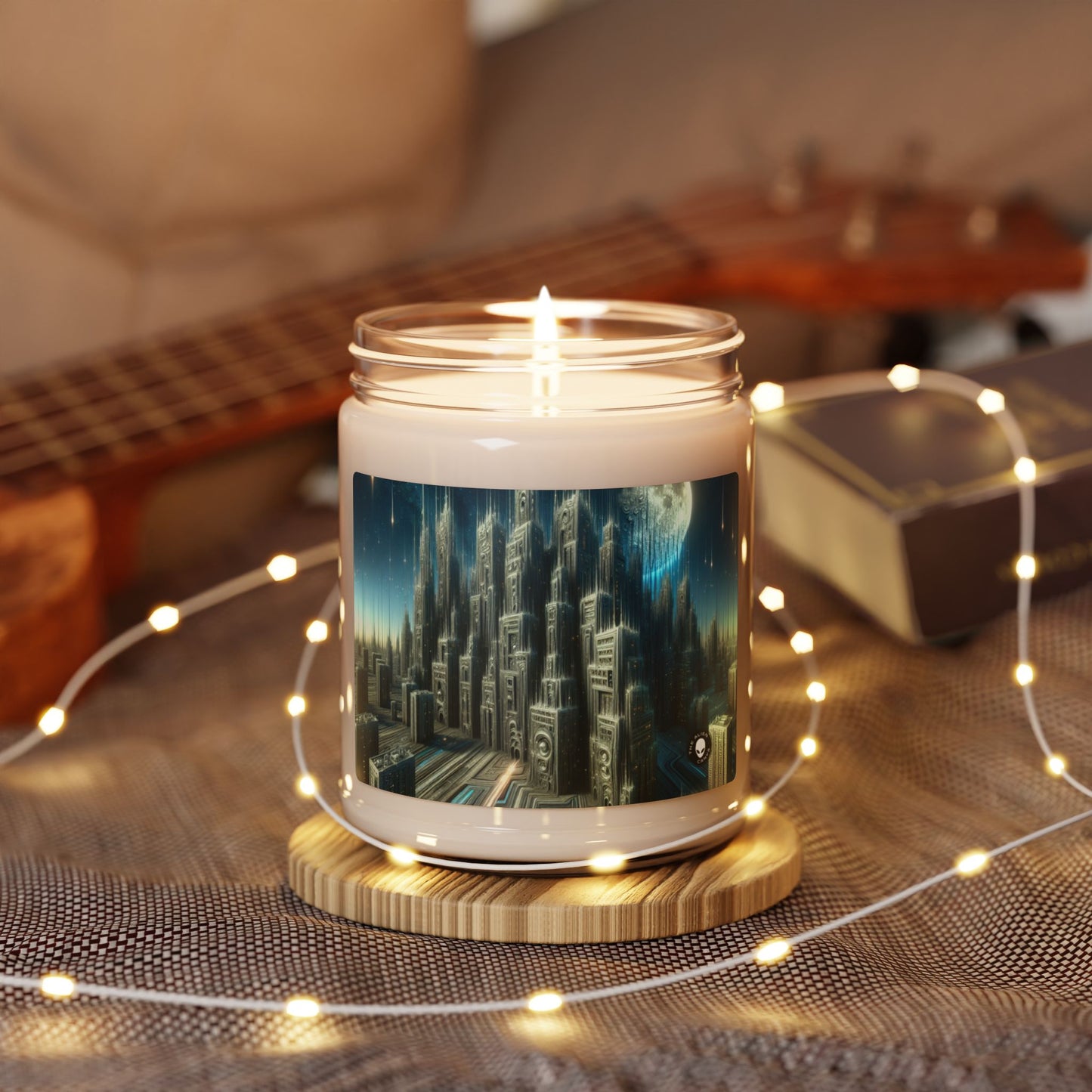 "Nighttime Cityscape Melt" - The Alien Scented Soy Candle 9oz