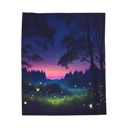 "Twilight Serenity: Firefly Dance" - The Alien Velveteen Plush Blanket