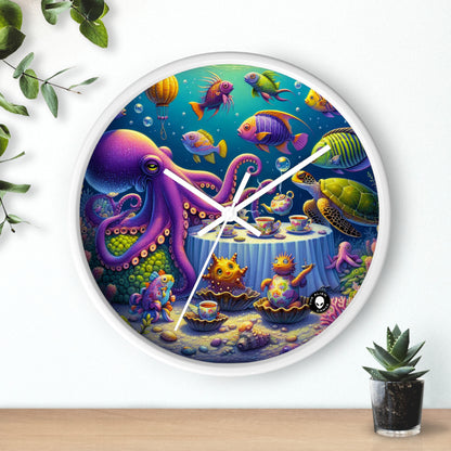 "Tea Time Under the Sea" - The Alien Wall Clock