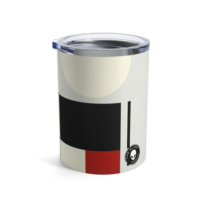 "Dynamic Balance: A Suprematist Exploration" - The Alien Tumbler 10oz Suprematism