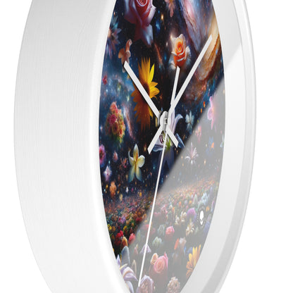 "Floral Constellations" - The Alien Wall Clock