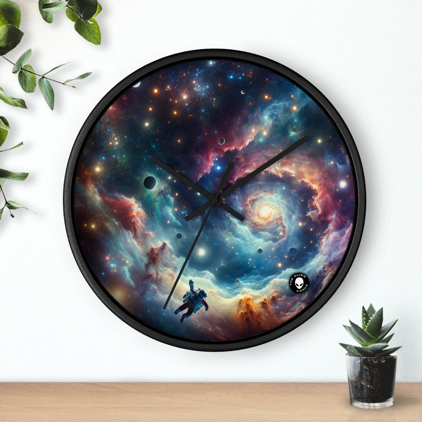 "Galactic Explorer" - The Alien Wall Clock