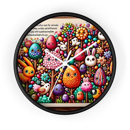 "Jellybean Forest Fantasy" - The Alien Wall Clock