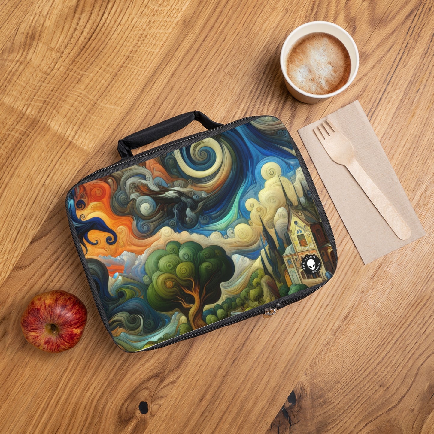 "Fusion of Aesthetics: Exploring Artistic Styles in Harmony"- The Alien Lunch Bag Stules