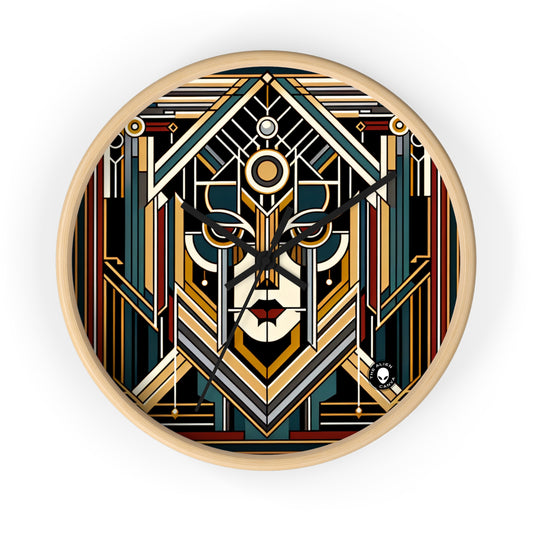 "Glamour & Decadence: A 1920s Art Deco Cocktail Soiree" - The Alien Wall Clock Art Deco