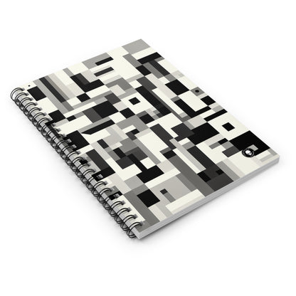 "Cityscape in Analytical Cubism" - The Alien Spiral Notebook (Ruled Line) Analytical Cubism