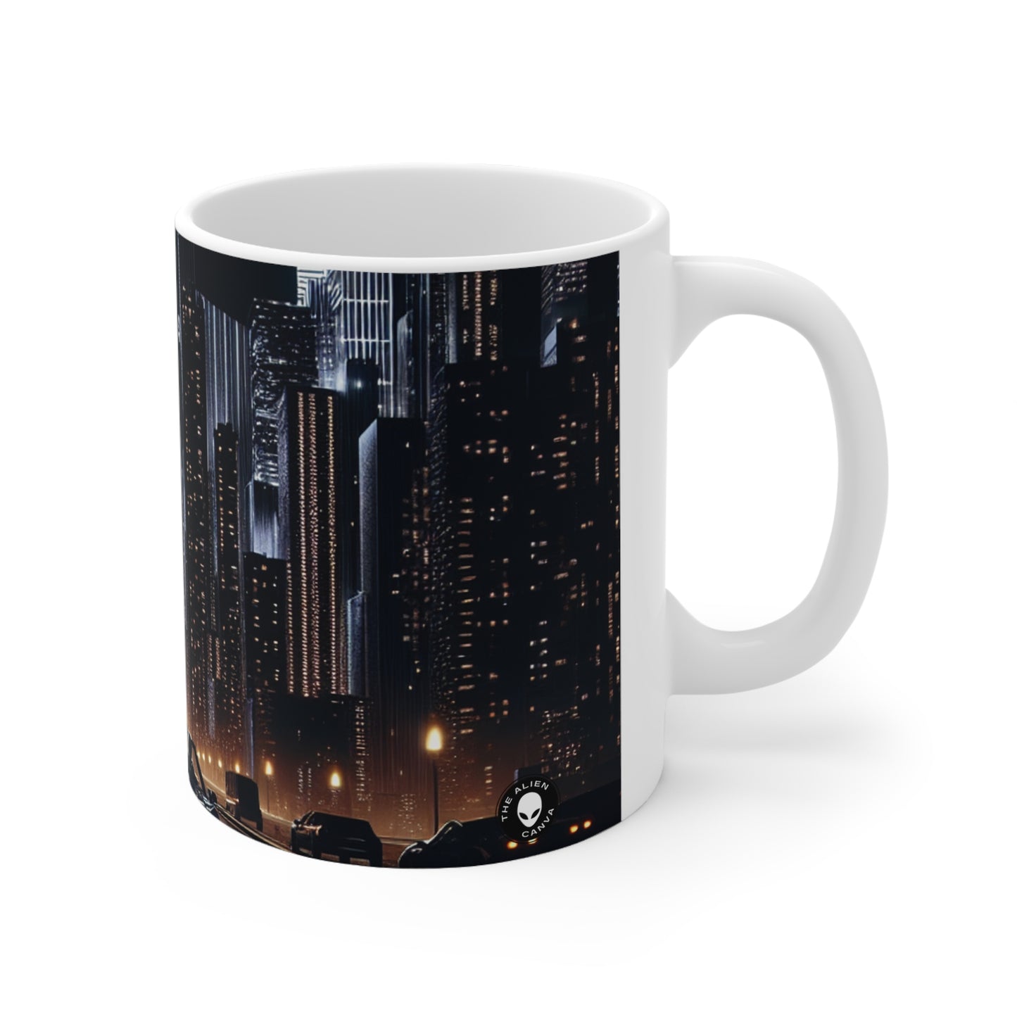 "Le monde est à moi : A City Drive" - ​​La tasse en céramique Alien 11oz