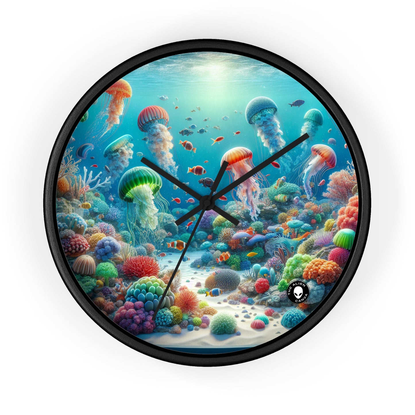 "Jellyfish Fantasy" - L'horloge murale extraterrestre