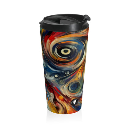 "Tempestuous Majesty" - The Alien Stainless Steel Travel Mug Expressionism