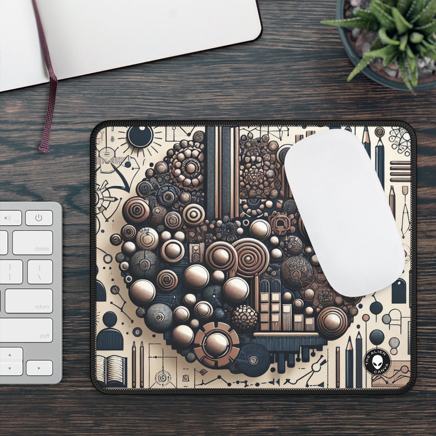 "Community Canvas: A Living Art Installation" - The Alien Gaming Mouse Pad Social Sculpture