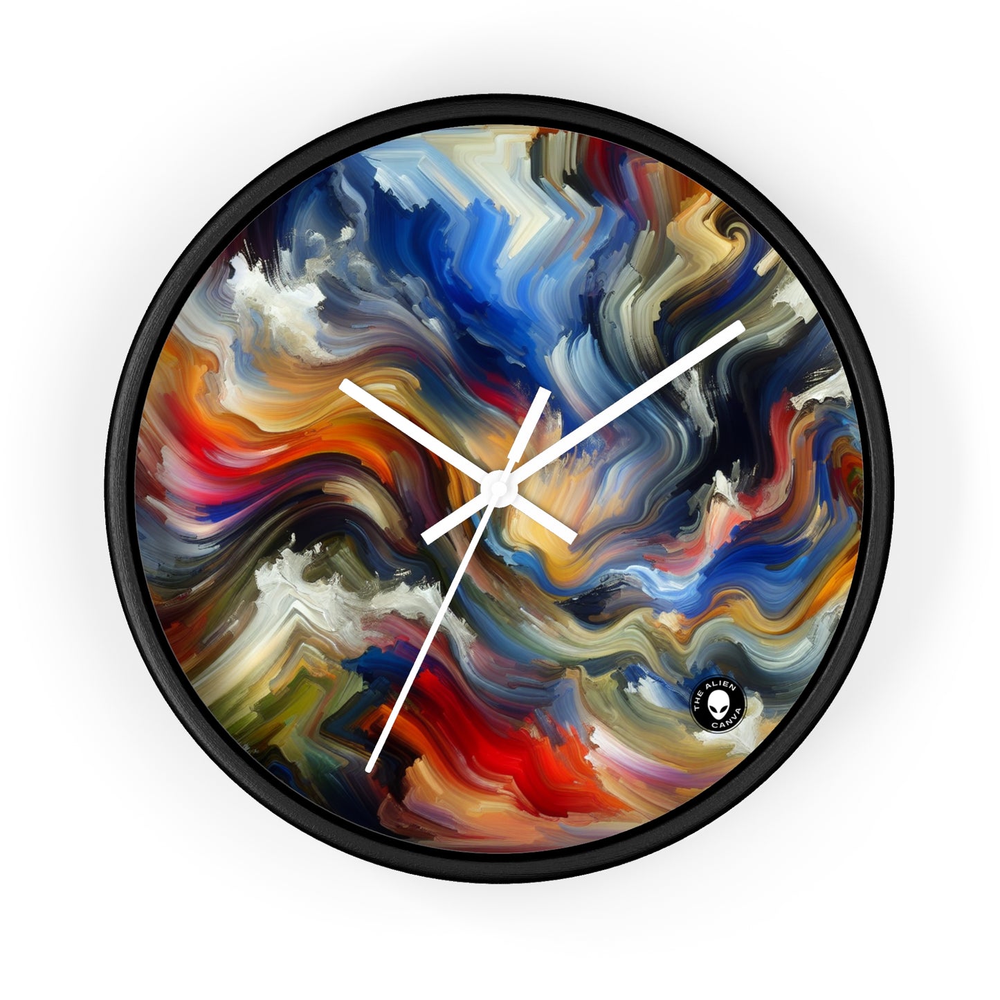 "Cacophony of Conflict" - The Alien Wall Clock Expressionism