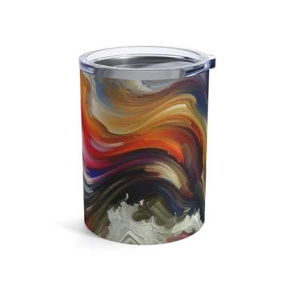 "Cacophony of Conflict" - The Alien Tumbler 10oz Expressionism