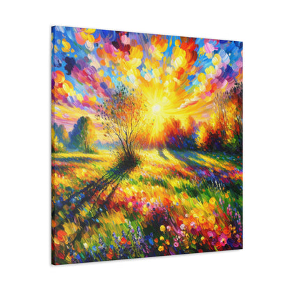 "Vibrant Springtime Sky" - Le style fauvisme Alien Canva