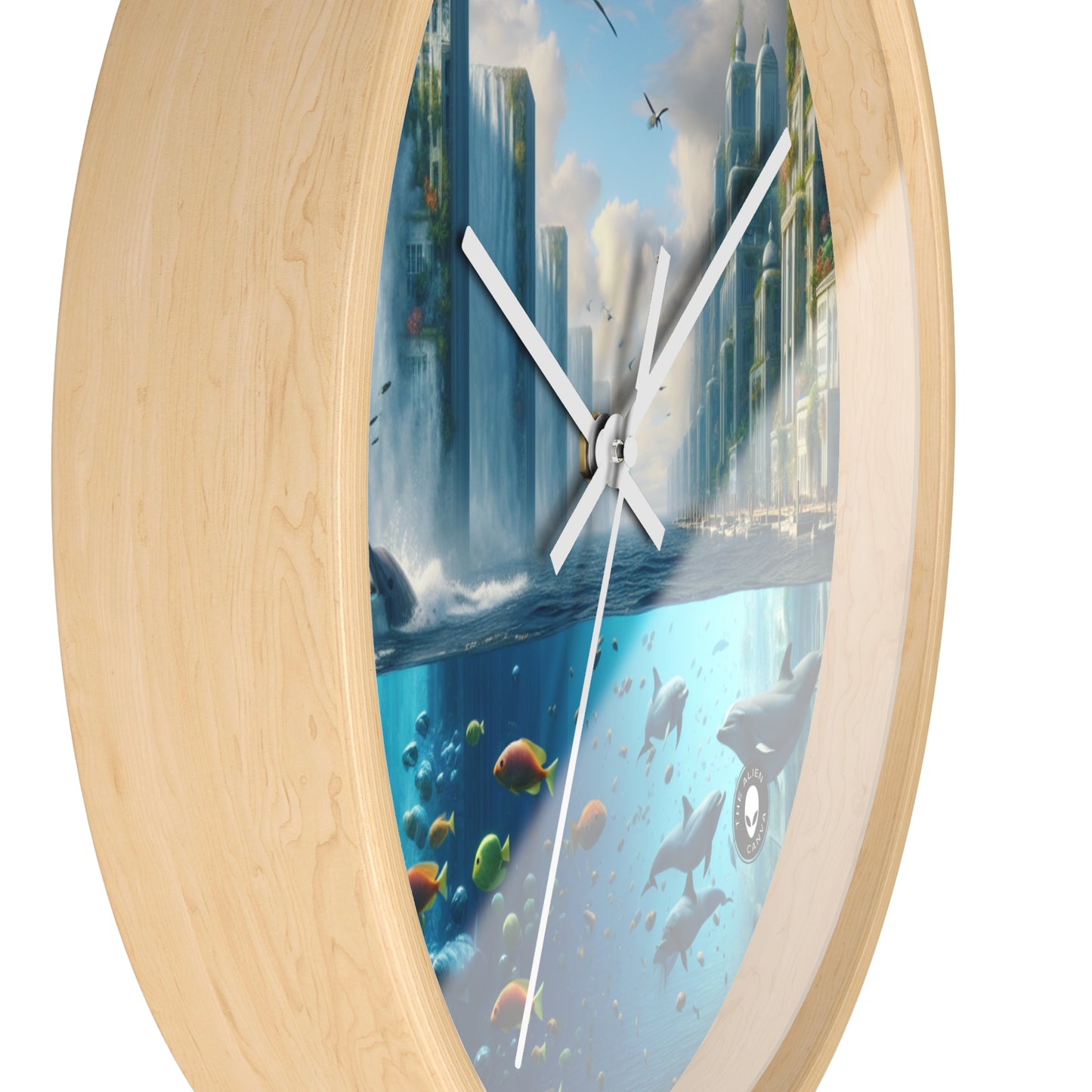 "Ciudad de Atlántida: La imaginación desatada" - El reloj de pared alienígena