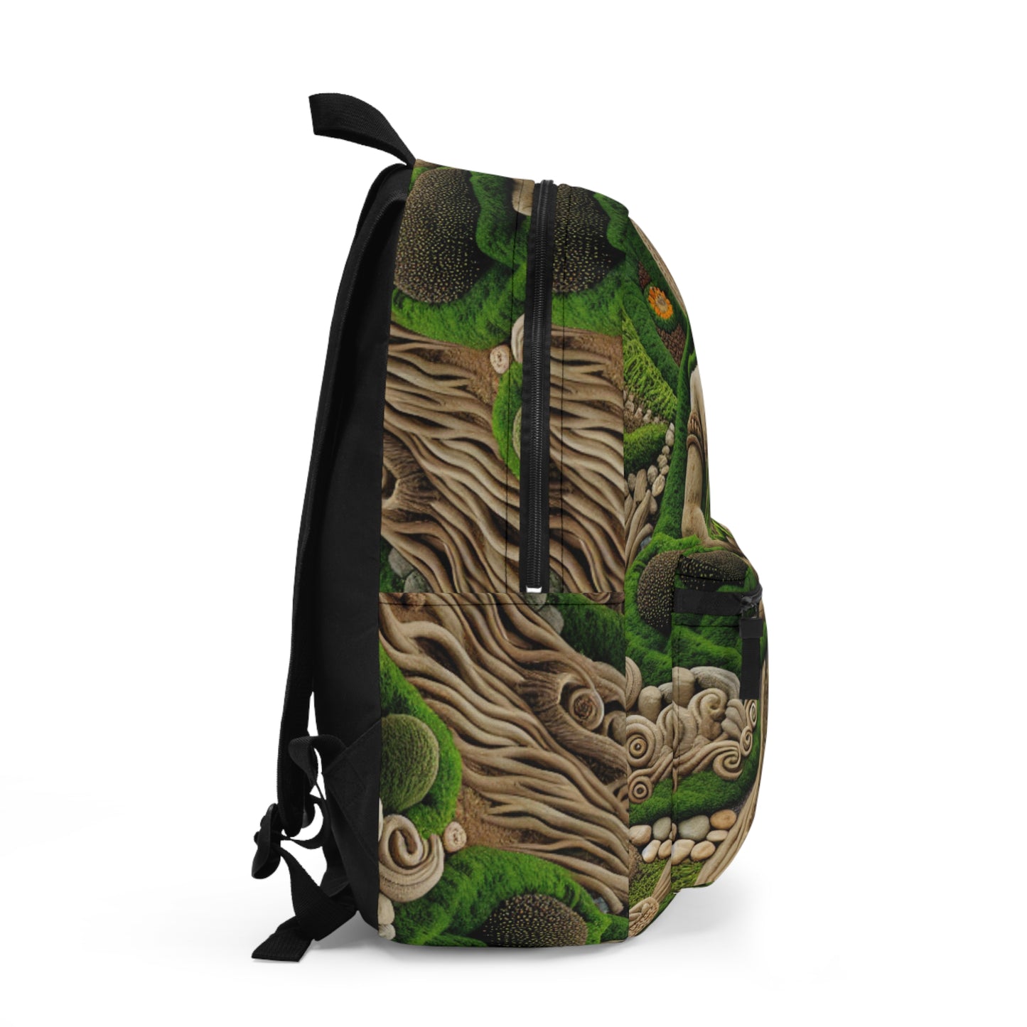 "Forest Mandala: A Harmony of Nature" - The Alien Backpack Earth Art