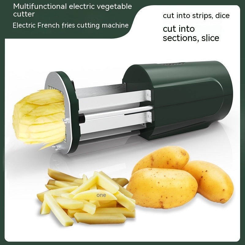 Trancheuse de pommes de terre multifonctionnelle en acier inoxydable, coupe-frites électrique, fabricant de tranches de pommes de terre françaises, Gadget de cuisine